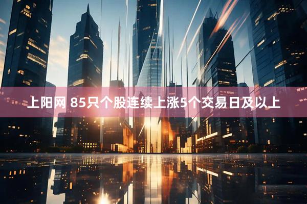 上阳网 85只个股连续上涨5个交易日及以上