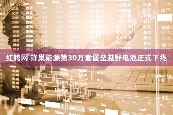 红腾网 蜂巢能源第30万套堡垒越野电池正式下线