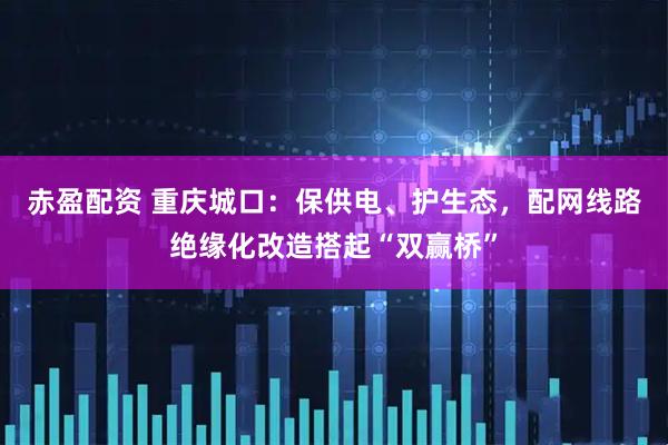 赤盈配资 重庆城口：保供电、护生态，配网线路绝缘化改造搭起“双赢桥”